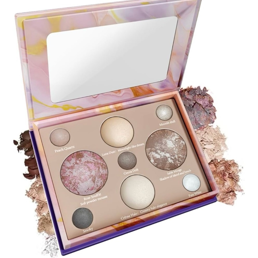 Makeup Palette, Full Size 4-in-1 Face & Eye
